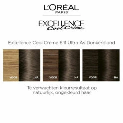 L'Oreal Lu0027Oréal Excellence Cool Cream 6.11 - Ultra Ash Donkerblond -Verzorging Voordeel Winkel 1011790 3