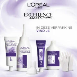L'Oreal Lu0027Oréal Excellence Cool Cream 8.11 - Ultra Ash Lichtblond -Verzorging Voordeel Winkel 1011794 3