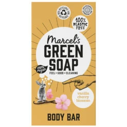 6x Marcelu0027s Green Soap Showerbar Vanilla & Cherry Blossom