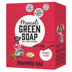 6x Marcelu0027s Green Soap Shampoobar Argan & Oudh -Verzorging Voordeel Winkel 1014743 2