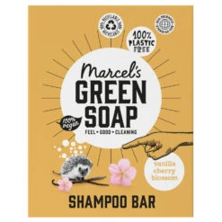 3x Marcelu0027s Green Soap Shampoobar Vanilla & Cherry Blossom