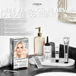 L'Oreal Lu0027Oréal Preference Haarkleuring Ultra Platinum - Platinum Blond - Ontkleuring -Verzorging Voordeel Winkel 1018806 4