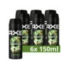 6x Axe Deodorant En Bodyspray Green Mojito + Cedarwood -Verzorging Voordeel Winkel 1023176