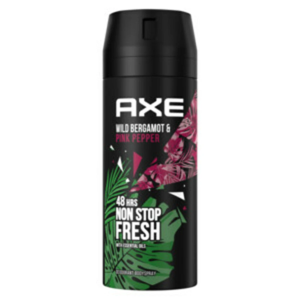 6x Axe Wild Deodorant En Bodyspray Fresh Bergamot + Pink Pepper 4 6x Axe Wild Deodorant En Bodyspray Fresh Bergamot + Pink Pepper - Afbeelding 2