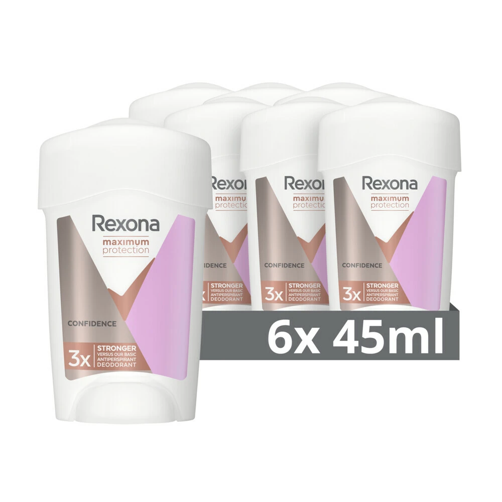 6x Rexona Anti-transpirant Stick Confidence 3 6x Rexona Anti-transpirant Stick Confidence