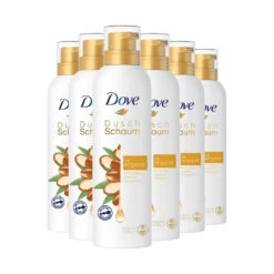 6x Dove Shower Foam Argan Oil