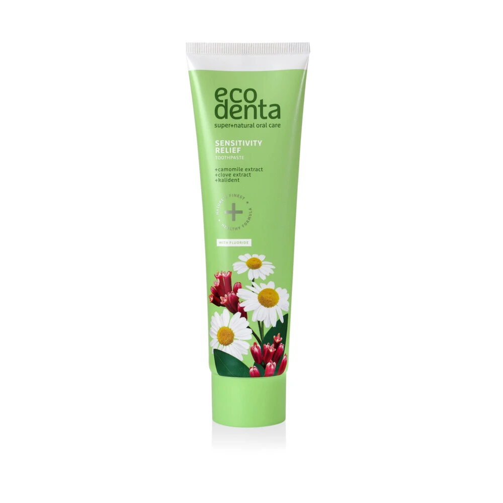 4x Ecodenta Tandpasta Gevoelige Tanden Met Kamille 4 4x Ecodenta Tandpasta Gevoelige Tanden Met Kamille - Afbeelding 2