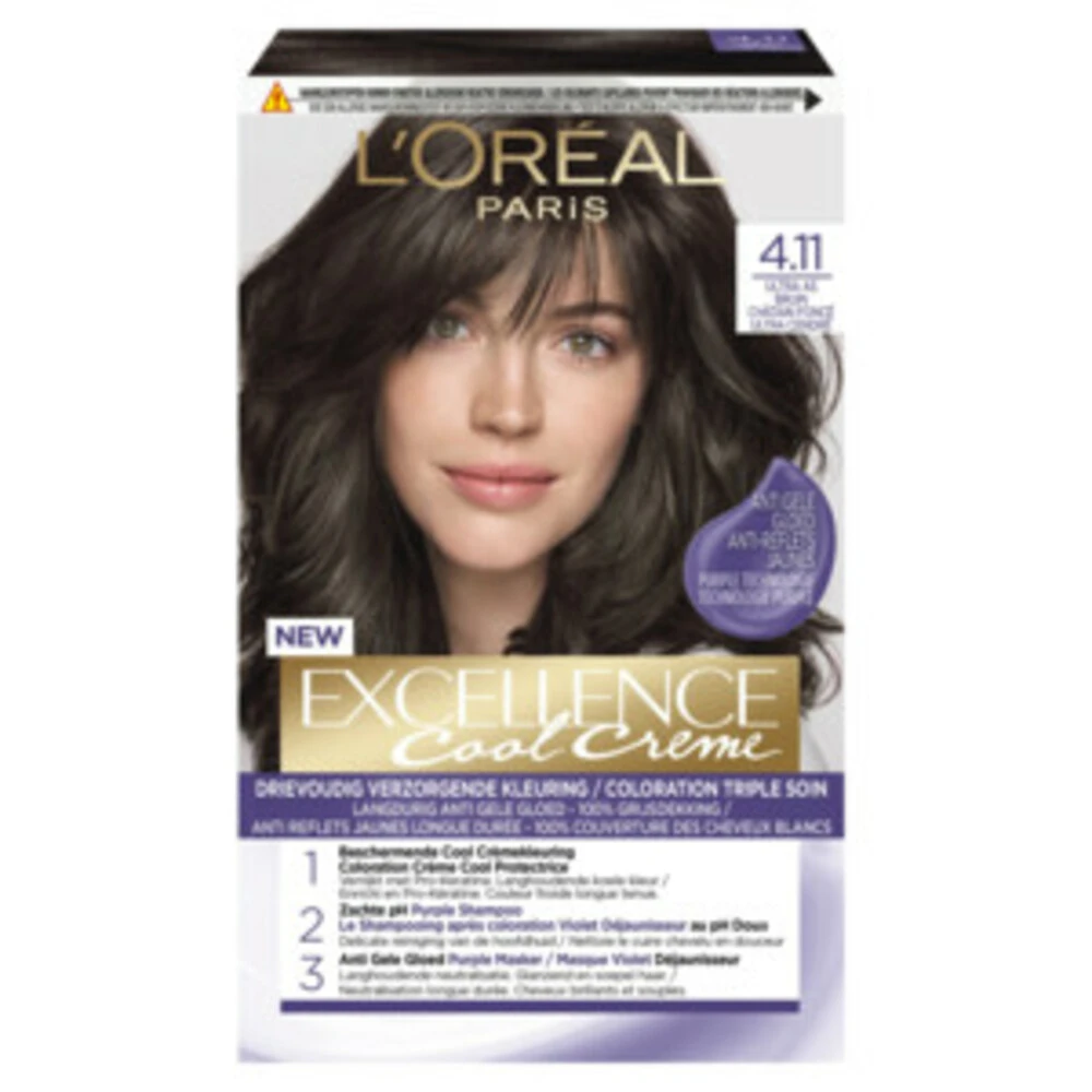 L'Oreal Lu0027Oréal Cool Cream - Bruin + Uitgroeispray Pakket 4 L'Oreal Lu0027Oréal Cool Cream - Bruin + Uitgroeispray Pakket - Afbeelding 2