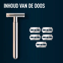 King C. Gillette Double Edge Safety Razor Houder En Scheermesjes -Verzorging Voordeel Winkel 1034198 4