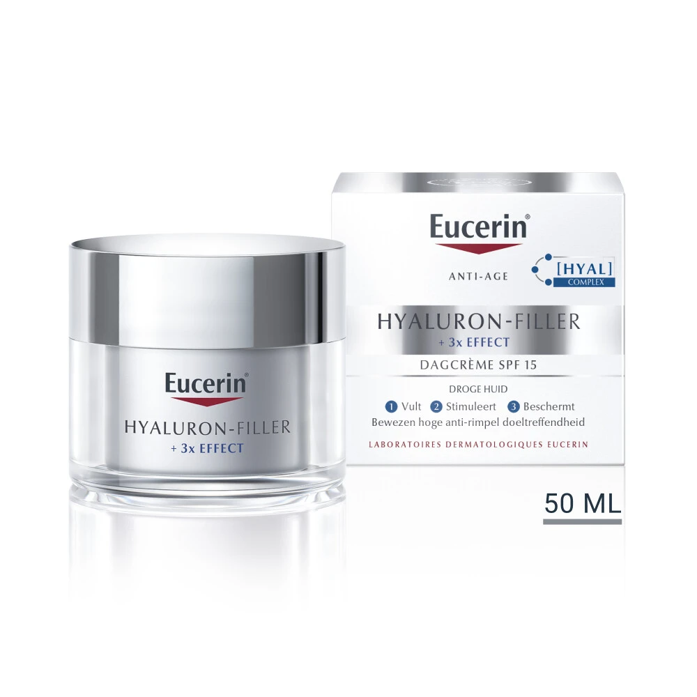Eucerin Hyaluron-Filler + 3x Effect Dagcrème Droge Huid SPF 15 4 Eucerin Hyaluron-Filler + 3x Effect Dagcrème Droge Huid SPF 15 - Afbeelding 2