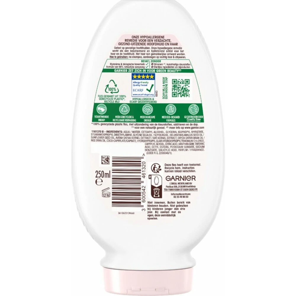6x Garnier Loving Blends Milde Haver Conditioner 4 6x Garnier Loving Blends Milde Haver Conditioner - Afbeelding 2