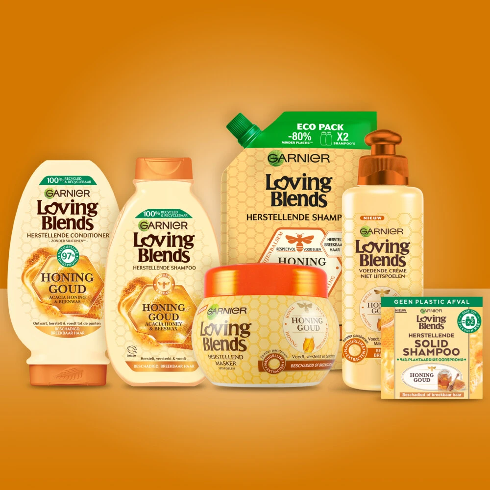 6x Garnier Loving Blends Shampoo Honing Goud 5 6x Garnier Loving Blends Shampoo Honing Goud - Afbeelding 3