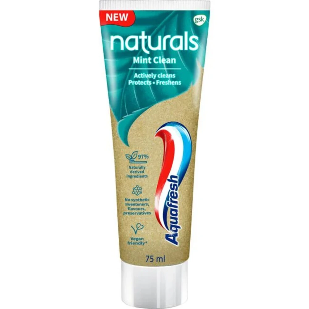 12x Aquafresh Naturals Mint Clean 3 12x Aquafresh Naturals Mint Clean
