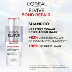 L'Oreal Lu0027Oréal Elvive Bond Repair 5% Shampoo -Verzorging Voordeel Winkel 1054971 2