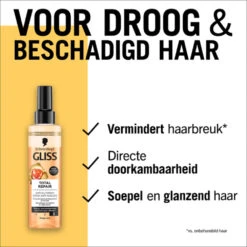 6x Gliss Anti-klit Spray Total Repair -Verzorging Voordeel Winkel 1067289 3