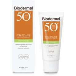 Biodermal Zonnefluïde Gezicht Matterend SPF 50 -Verzorging Voordeel Winkel 1067651 4