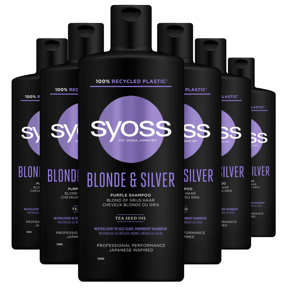 6x Syoss Blonde And Silver Shampoo 3 6x Syoss Blonde And Silver Shampoo