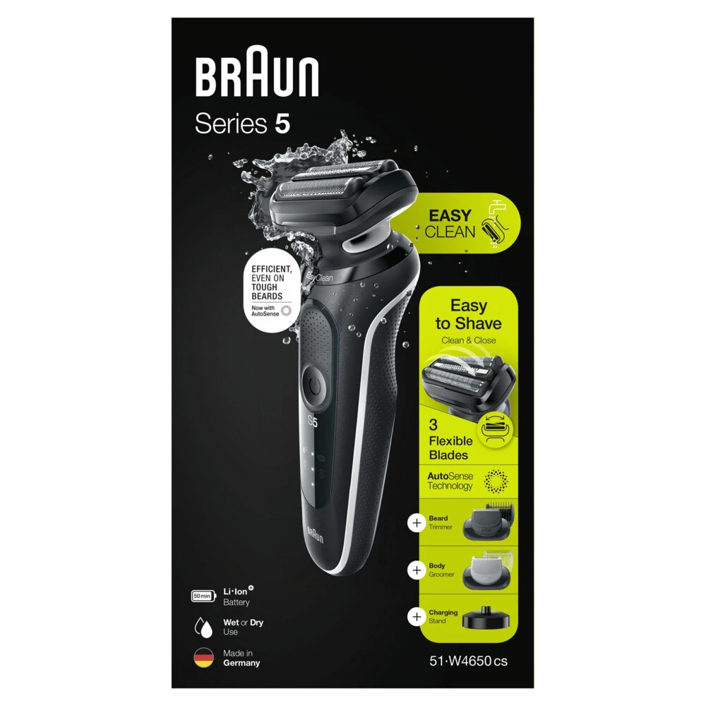 Braun Scheerapparaat Series 5 51-W4650cs Wit 8 Braun Scheerapparaat Series 5 51-W4650cs Wit - Afbeelding 6
