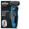 Braun Elektrisch Scheerapparaat Series 6 61-B1000s Blauw -Verzorging Voordeel Winkel 1072831