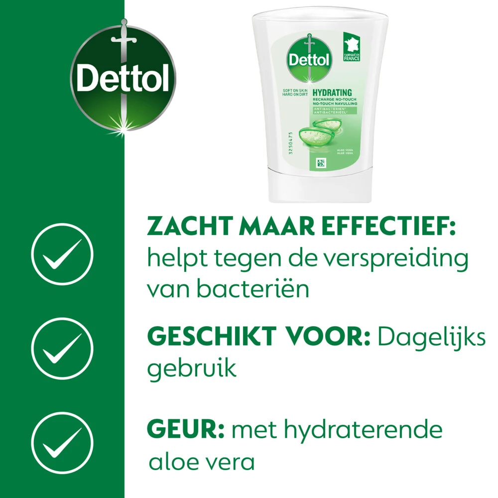 5x Dettol No Touch Wasgel Navulling Hydraterende Aloe Vera 4 5x Dettol No Touch Wasgel Navulling Hydraterende Aloe Vera - Afbeelding 3