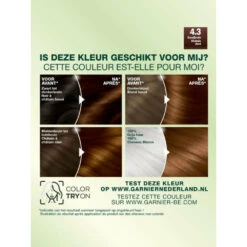 Garnier Nutrisse Creme Haarverf 43 - Goudbruin -Verzorging Voordeel Winkel 132109 3