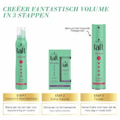 6x Taft True Volume Mousse Mega Strong 9 6x Taft True Volume Mousse Mega Strong -Verzorging Voordeel Winkel 761162 4