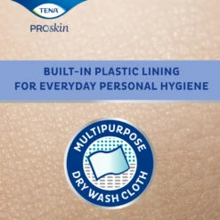 TENA Wash Glove Plastic Binnenkant -Verzorging Voordeel Winkel 955162 3