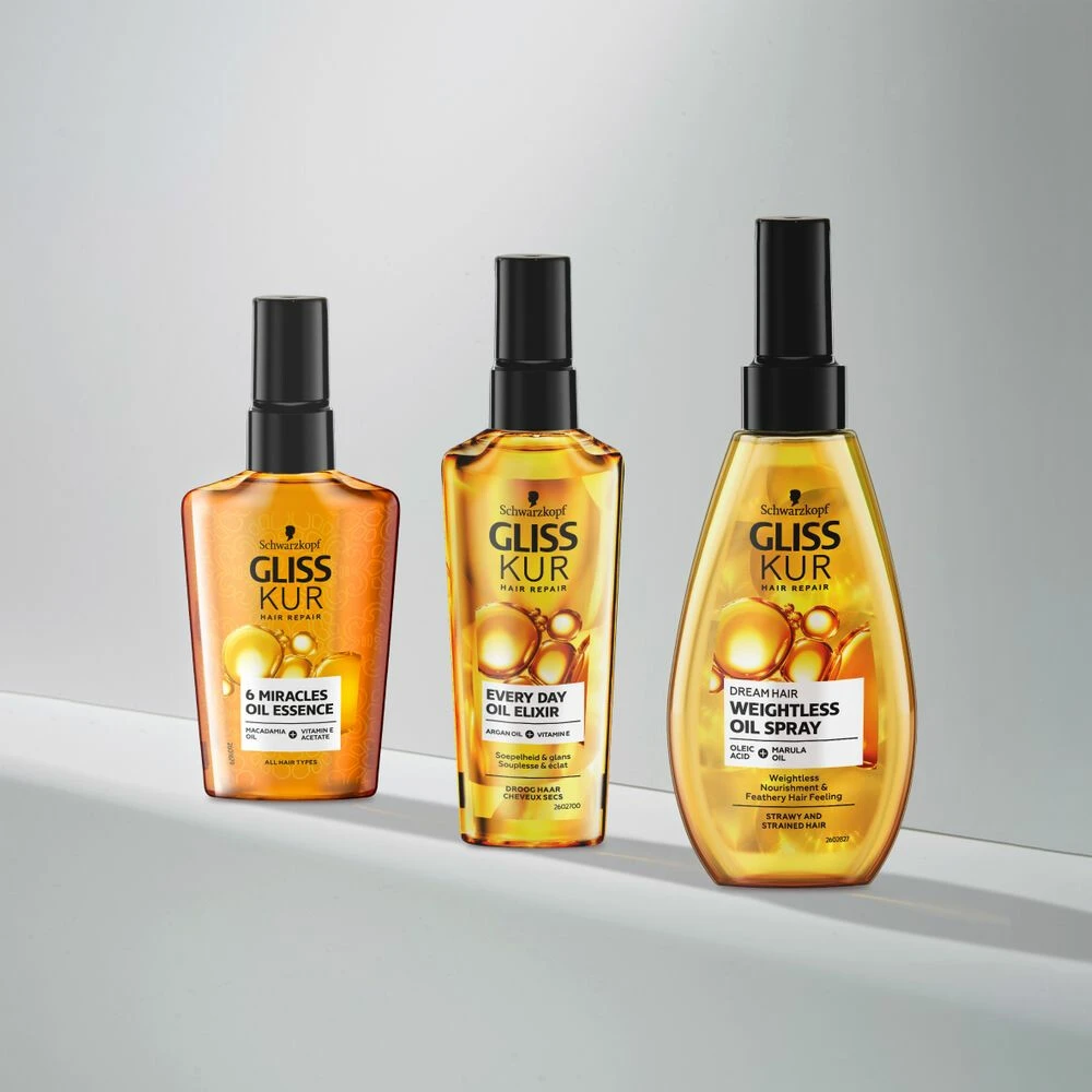 6x Gliss 6 Miracles Oil Essence 6 6x Gliss 6 Miracles Oil Essence - Afbeelding 4