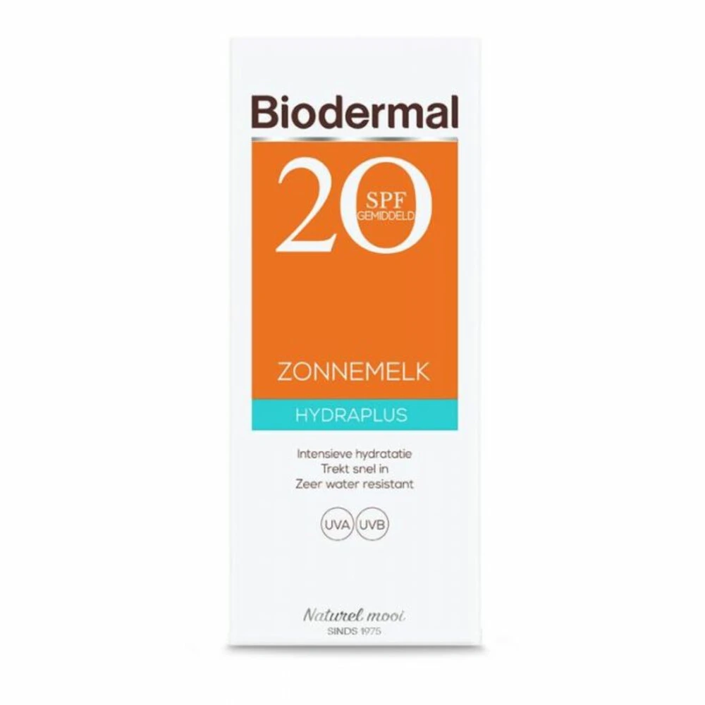 Biodermal Hydraplus Zonnemelk SPF 20 3 Biodermal Hydraplus Zonnemelk SPF 20