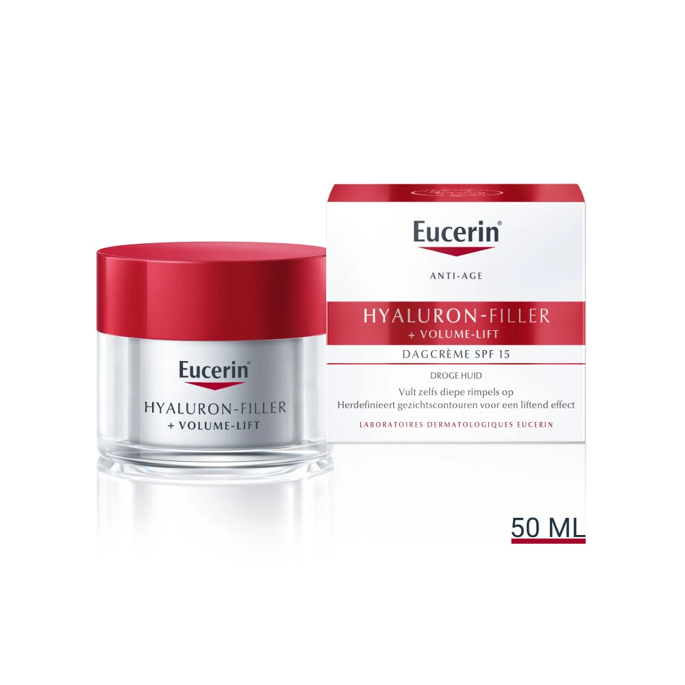 Eucerin Hyaluron-Filler + Volume-Lift Dagcrème SPF15 4 Eucerin Hyaluron-Filler + Volume-Lift Dagcrème SPF15 - Afbeelding 2